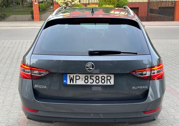 Skoda Superb cena 79900 przebieg: 164000, rok produkcji 2017 z Płock małe 742